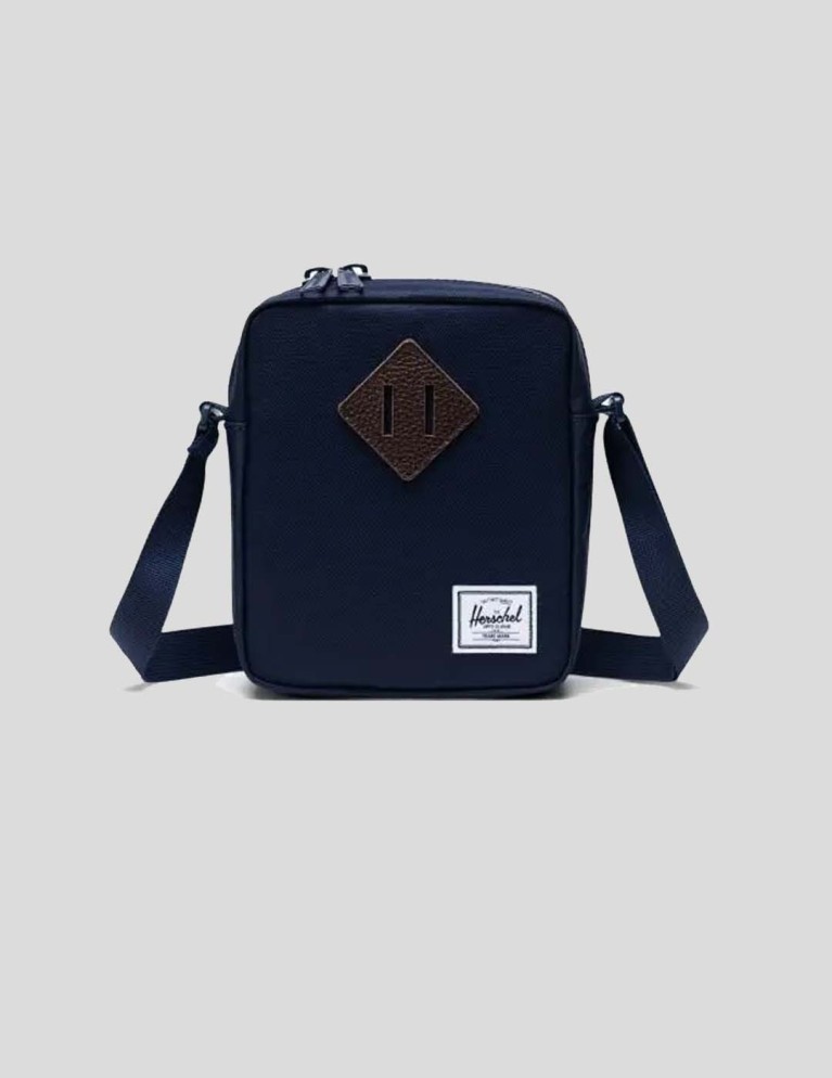 Rene HERSCHEL patrimonio crossbody pavone cicoria caffè